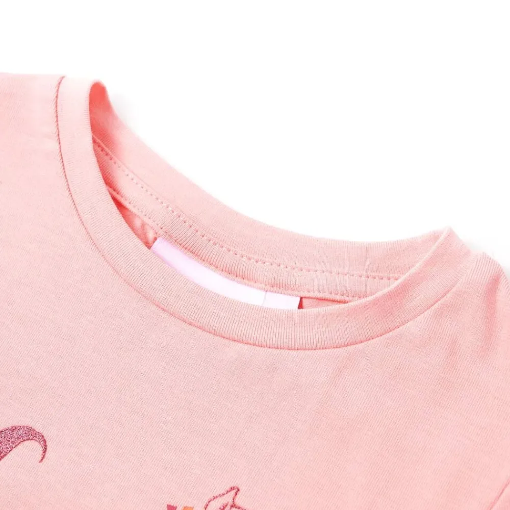 vidaXL Camiseta infantil 104 Rosa Discount