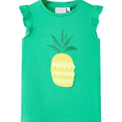 vidaXL Camiseta infantil 116 Verde