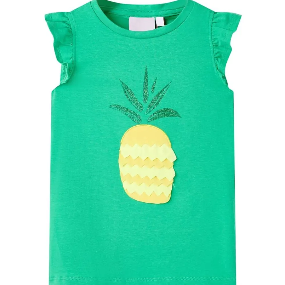 vidaXL Camiseta infantil 116 Verde