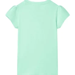 vidaXL Camiseta infantil brillante 116 Verde Sale