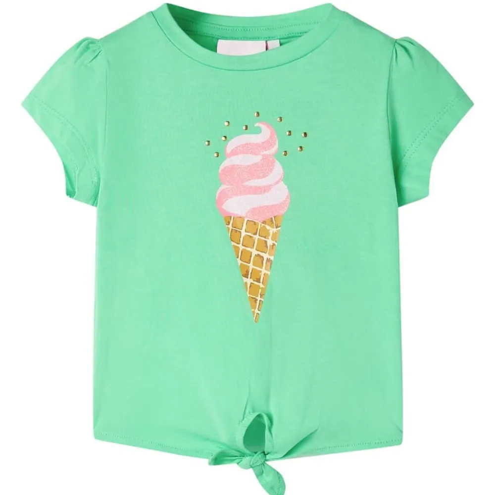 vidaXL Camiseta infantil claro 104 Verde Outlet