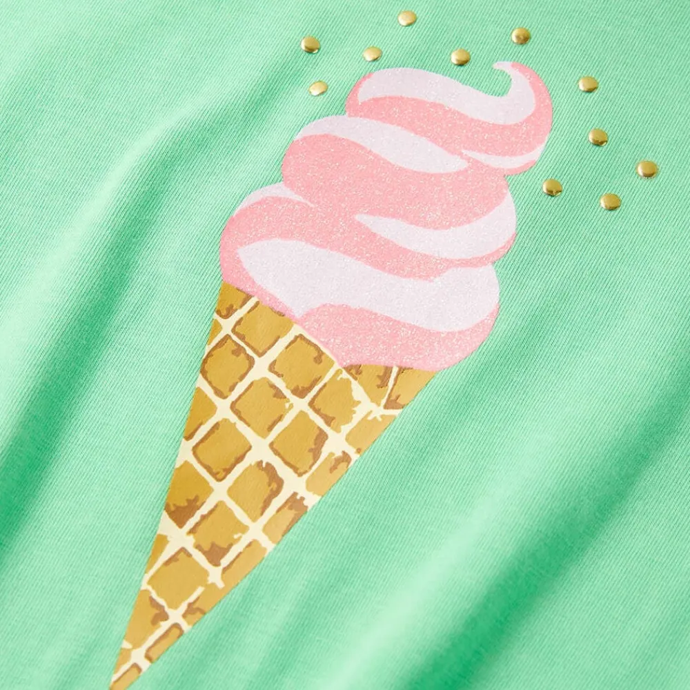vidaXL Camiseta infantil claro 104 Verde Outlet