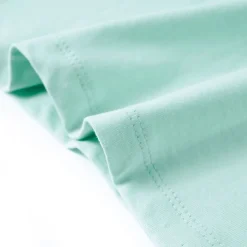 vidaXL Camiseta infantil verde claro 104 Menta Clearance