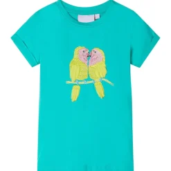 vidaXL Camiseta infantil verde 116 Menta Sale