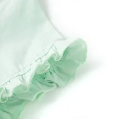 vidaXL Camiseta infantil verde claro 128 Menta Hot