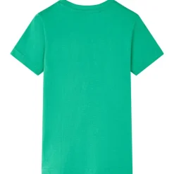 vidaXL Camiseta infantil verde neón 104 Best