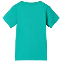 vidaXL Camiseta infantil neón 140 Verde Discount