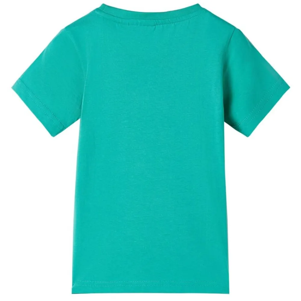 vidaXL Camiseta infantil neón 140 Verde Discount