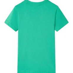vidaXL Camiseta infantil neón 104 Verde Best