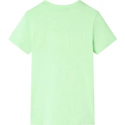 vidaXL Camiseta infantil neón 128 Verde Outlet