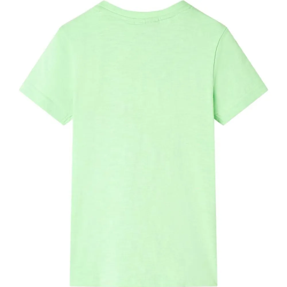 vidaXL Camiseta infantil neón 128 Verde Outlet