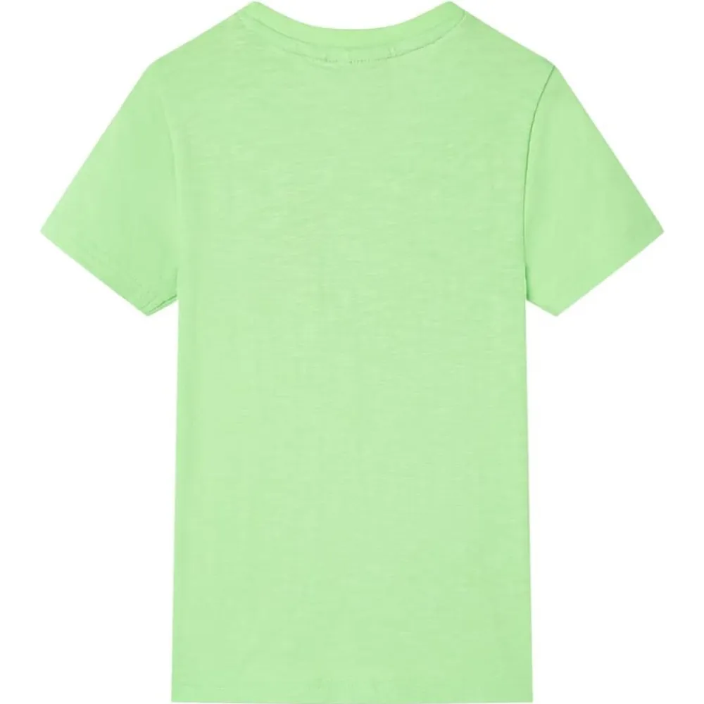 vidaXL Camiseta infantil neón 116 Verde New