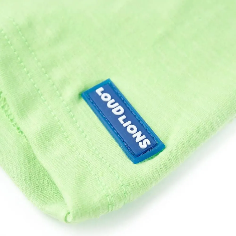 vidaXL Camiseta infantil neón 116 Verde New