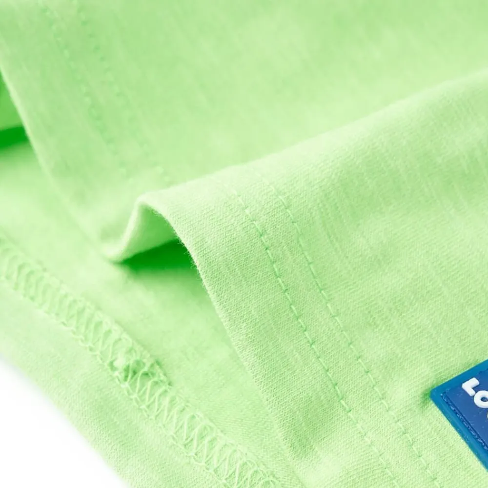 vidaXL Camiseta infantil neón 116 Verde New