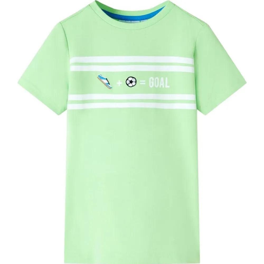 vidaXL Ropa Y Accesorios-Camiseta infantil neón 128
