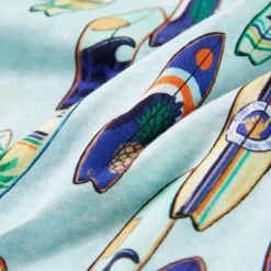 vidaXL Camiseta sin mangas infantil azul suave mélange 104 New