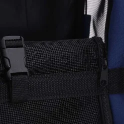 vidaXL Carro plegable para mascotas multiusos Azul