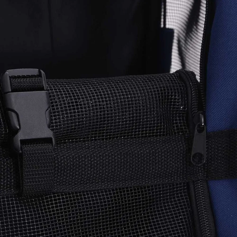 vidaXL Carro plegable para mascotas multiusos Azul