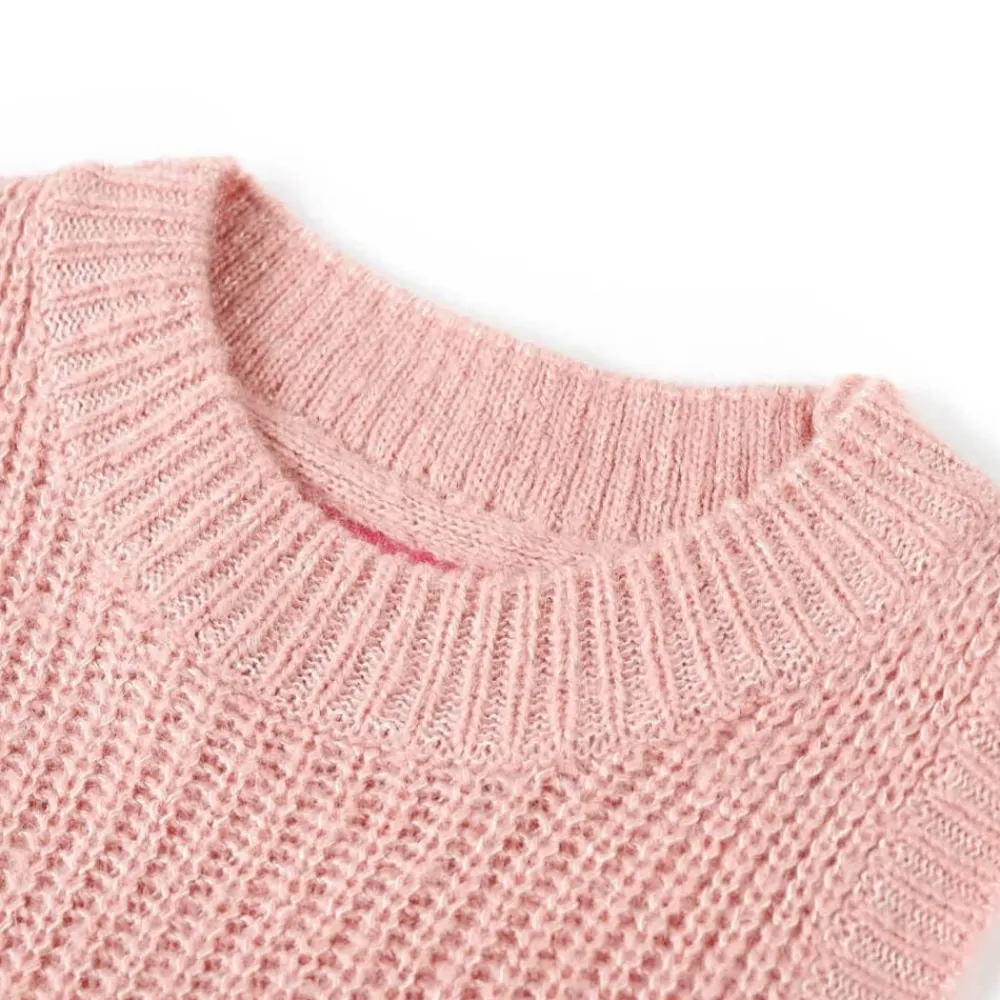 vidaXL Chaleco infantil de punto rosa claro 92 Discount