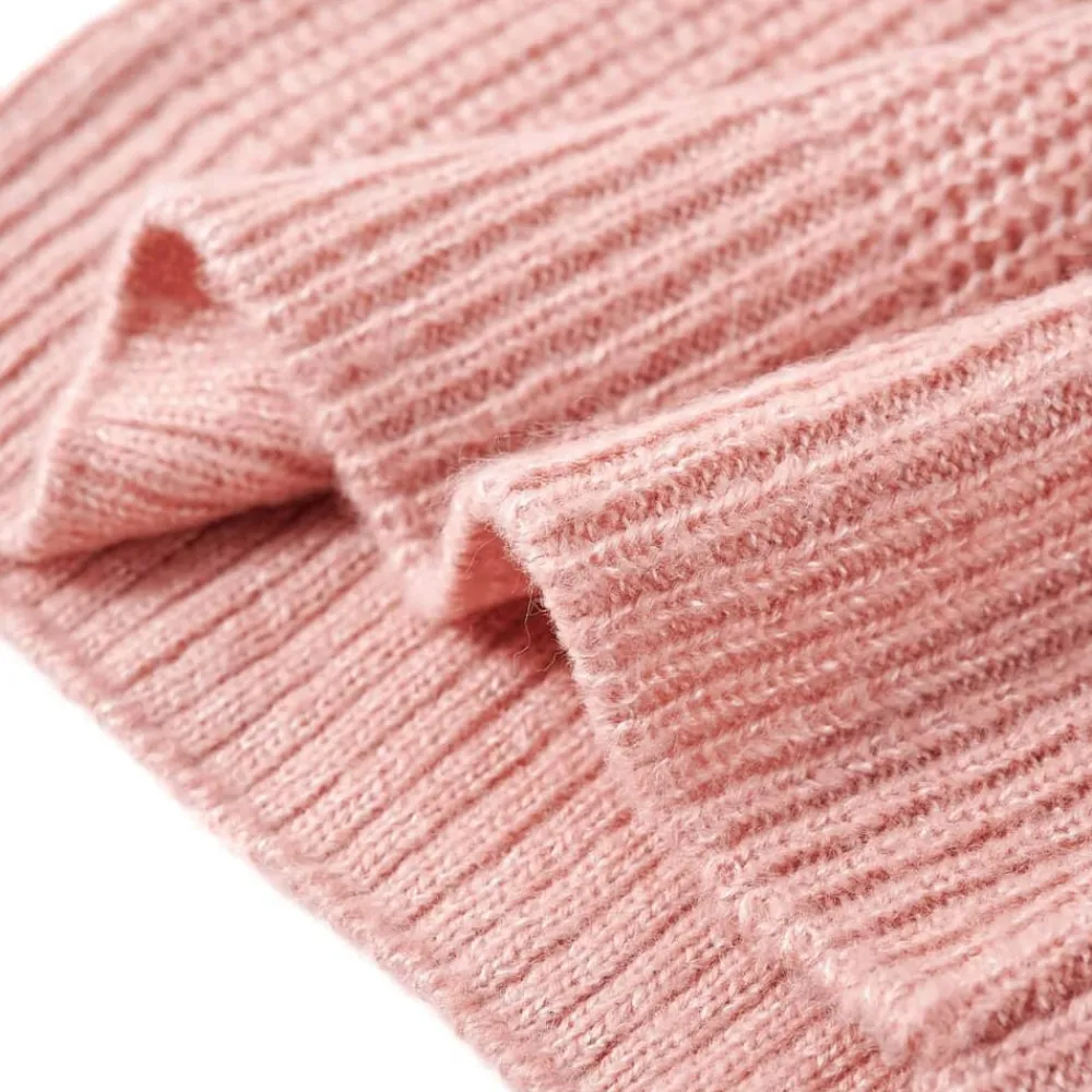 vidaXL Chaleco infantil de punto rosa claro 92 Discount