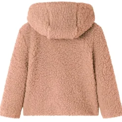 vidaXL Chaqueta infantil con capucha pelo sintético borreguito coñac claro 92 Co&ntilde;ac Best