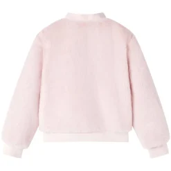 vidaXL Chaqueta infantil cuero sintético rosa suave 92 Hot