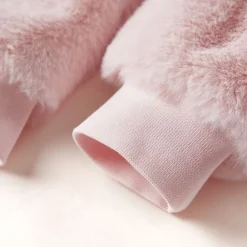 vidaXL Chaqueta infantil cuero sintético rosa suave 92 Hot