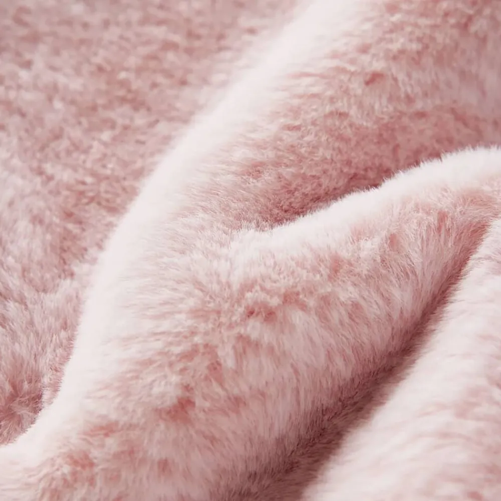 vidaXL Chaqueta infantil cuero sintético rosa suave 92 Hot