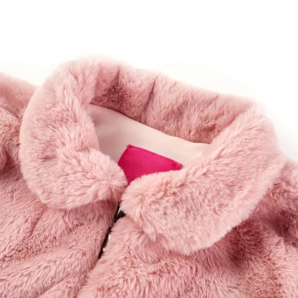 vidaXL Ropa Y Accesorios-Chaqueta infantil de cuero sintético 92