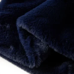 vidaXL Chaqueta infantil de cuero sintético 92 Azul marino Best