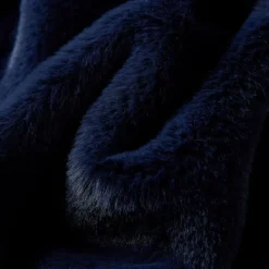 vidaXL Chaqueta infantil de cuero sintético 92 Azul marino Best