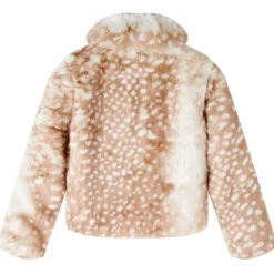 vidaXL Ropa Y Accesorios-Chaqueta infantil de pelo sintético color coñac 92