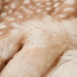 vidaXL Ropa Y Accesorios-Chaqueta infantil de pelo sintético color coñac 92
