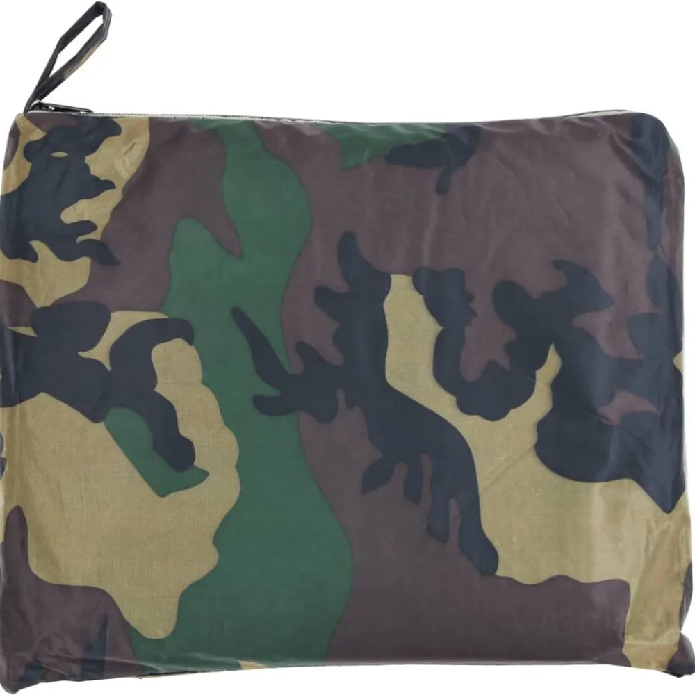 vidaXL Ropa Y Accesorios-Chubasquero impermeable pantalón sudadera hombre camuflaje M