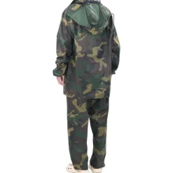 vidaXL Ropa Y Accesorios-Chubasquero impermeable pantalón sudadera hombre camuflaje M