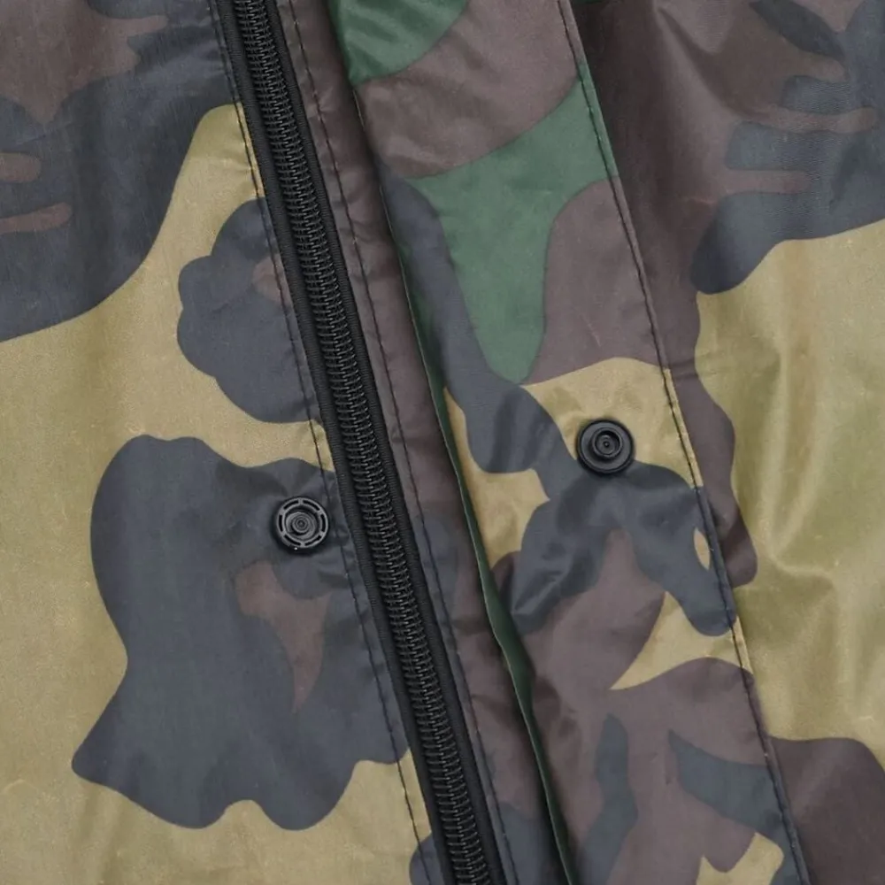 vidaXL Ropa Y Accesorios-Chubasquero impermeable pantalón sudadera hombre camuflaje M