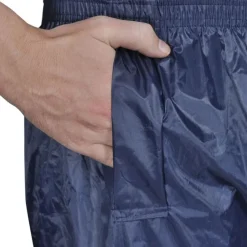 vidaXL Chubasquero impermeable pantalón sudadera hombre marino L Azul Best