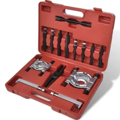 vidaXL Equipo & Herramientas De Taller-Conjunto de Extractor de Rodamiento - 14 Piezas