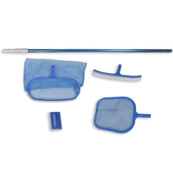 vidaXL Conjunto De Limpieza De Piscina - Cepillo 2 Recojehojas 1 Mango Discount