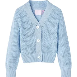 vidaXL Cárdigan de punto infantil azul 92 Hot
