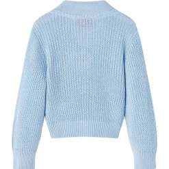 vidaXL Cárdigan de punto infantil azul 92 Hot