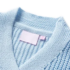 vidaXL Cárdigan de punto infantil azul 92 Hot