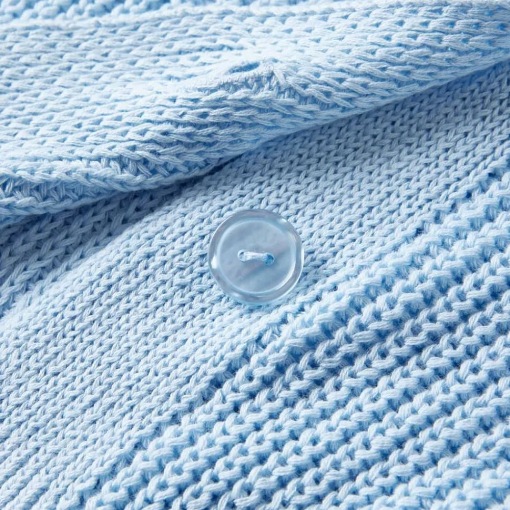 vidaXL Cárdigan de punto infantil azul 92 Hot