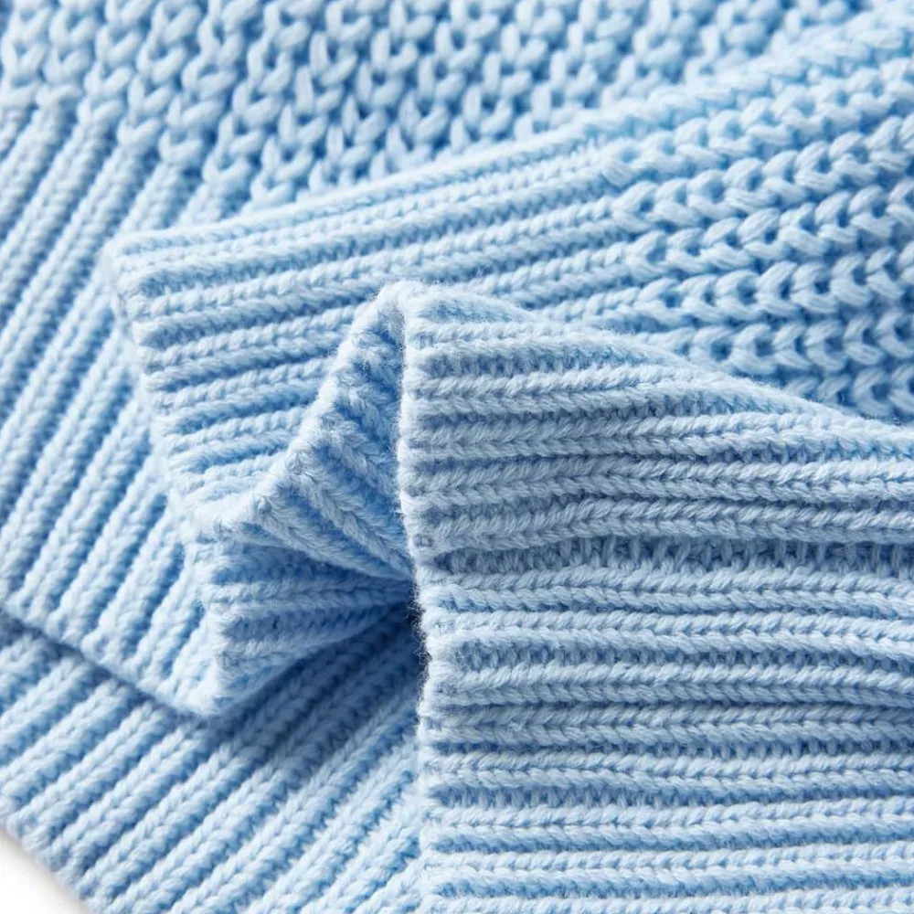 vidaXL Cárdigan de punto infantil azul 92 Hot