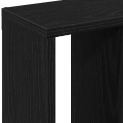 vidaXL Estante de pared de madera ingeniería 45x16x45 cm Roble negro Sale