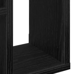 vidaXL Estante de pared de madera ingeniería 45x16x45 cm Roble negro Sale