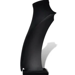 vidaXL Salud Y Belleza-Expositor De Joyas En Forma De Busto Negro - 2Piezas - 23X11,5X30cm