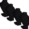 vidaXL Expositor De Joyas En Forma De Busto Negro - 4Piezas - 9X8,5X15cm New