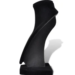 vidaXL Expositor De Joyas En Forma De Busto Negro - 4Piezas - 9X8,5X15cm New