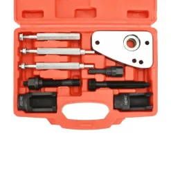 vidaXL Equipo & Herramientas De Taller-Extractor de Inyector de Diesel Removedor Citroen Peugeot 9 Piezas